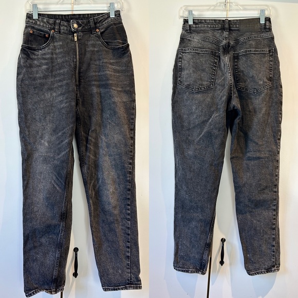 Cheap Monday 80’s vibe high waisted acid wash ankle jeans 27/32 LAST PRICE - Picture 2 of 7